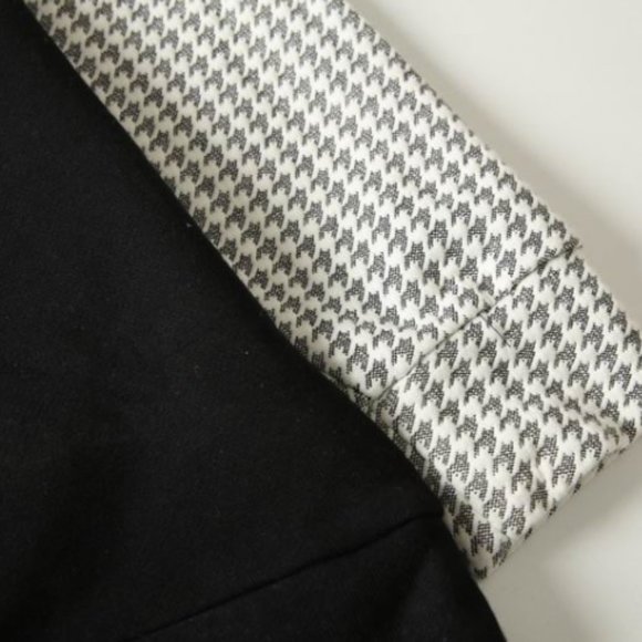 Set of Black and Houndstooth Pattern Sweat Top - with Free Gift - Picture 5 of 6